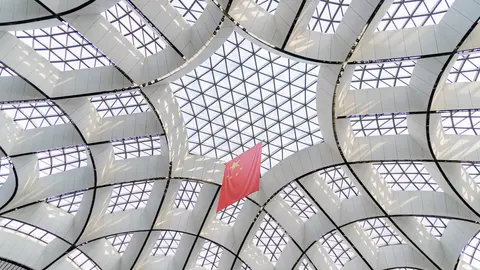 现代建筑的几何图案