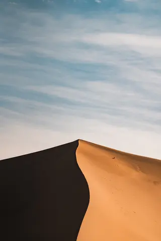沙漠中的沙丘