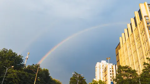 雨后的彩虹