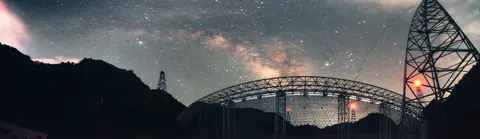 夜空中璀璨的星星